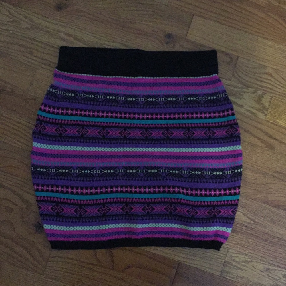 Printed Mini Skirt